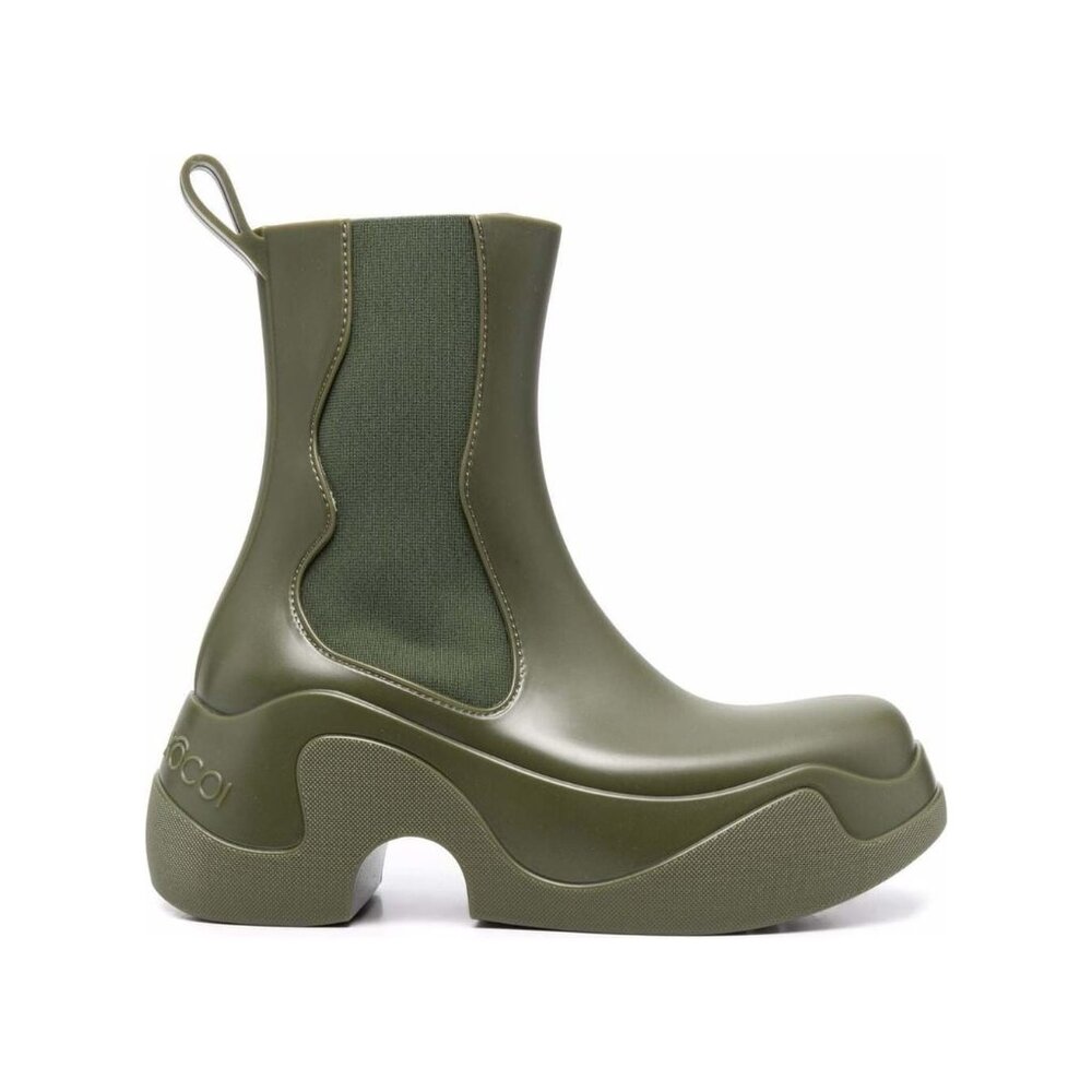 Xocoi Rubber Chelsea Boots With Heel 7cm size 35